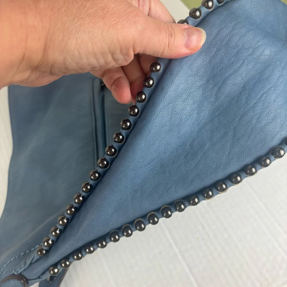 Jessica Simpson Camile Studded Hobo bag in blue
